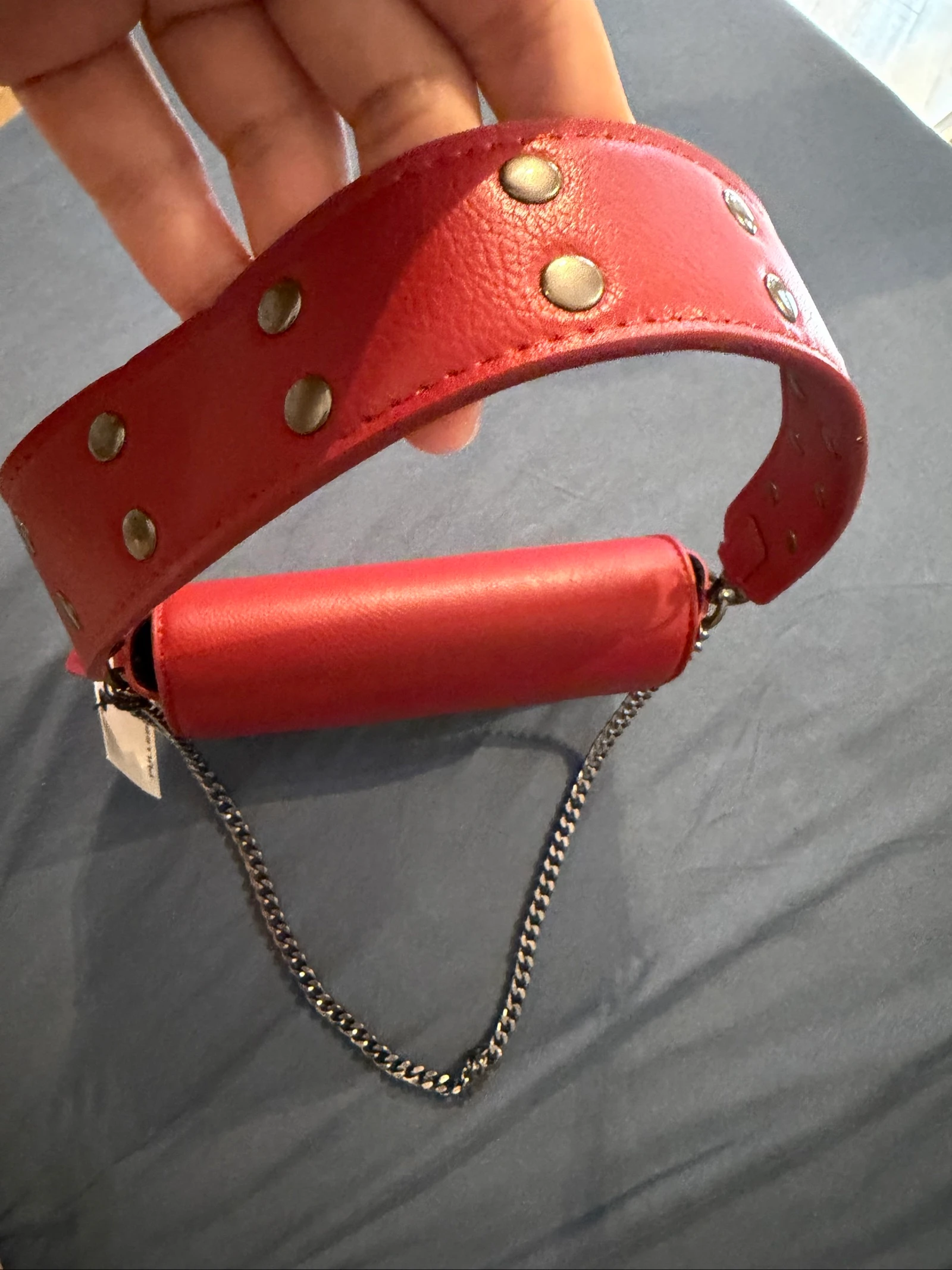 Bolso cruzado rojo burdeos – photo 2
